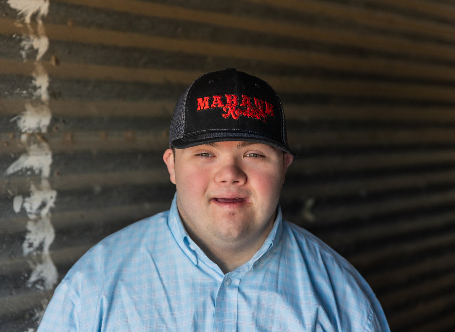 Black and Red Logo Hat