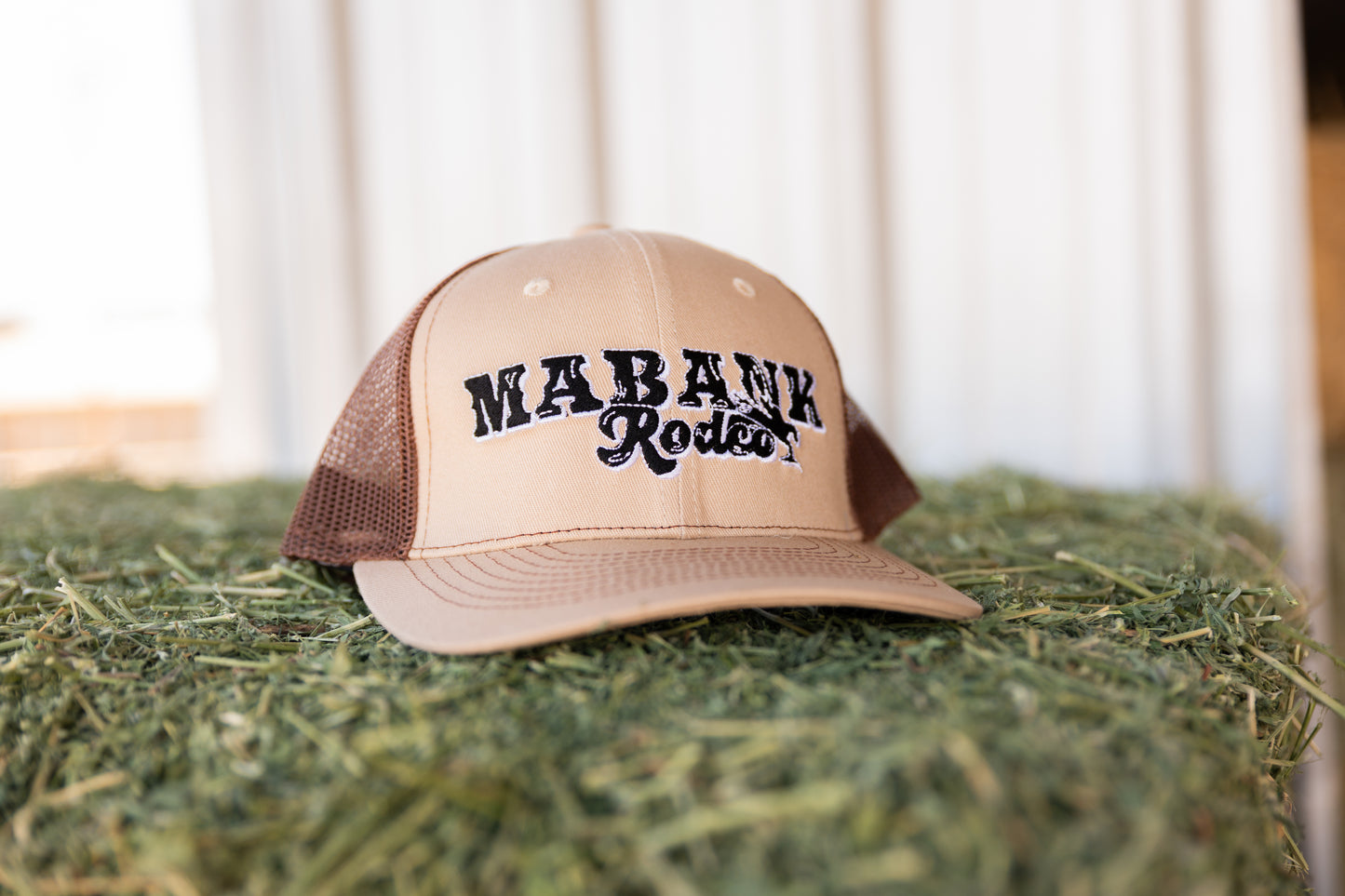 Tan and Black Logo Hat