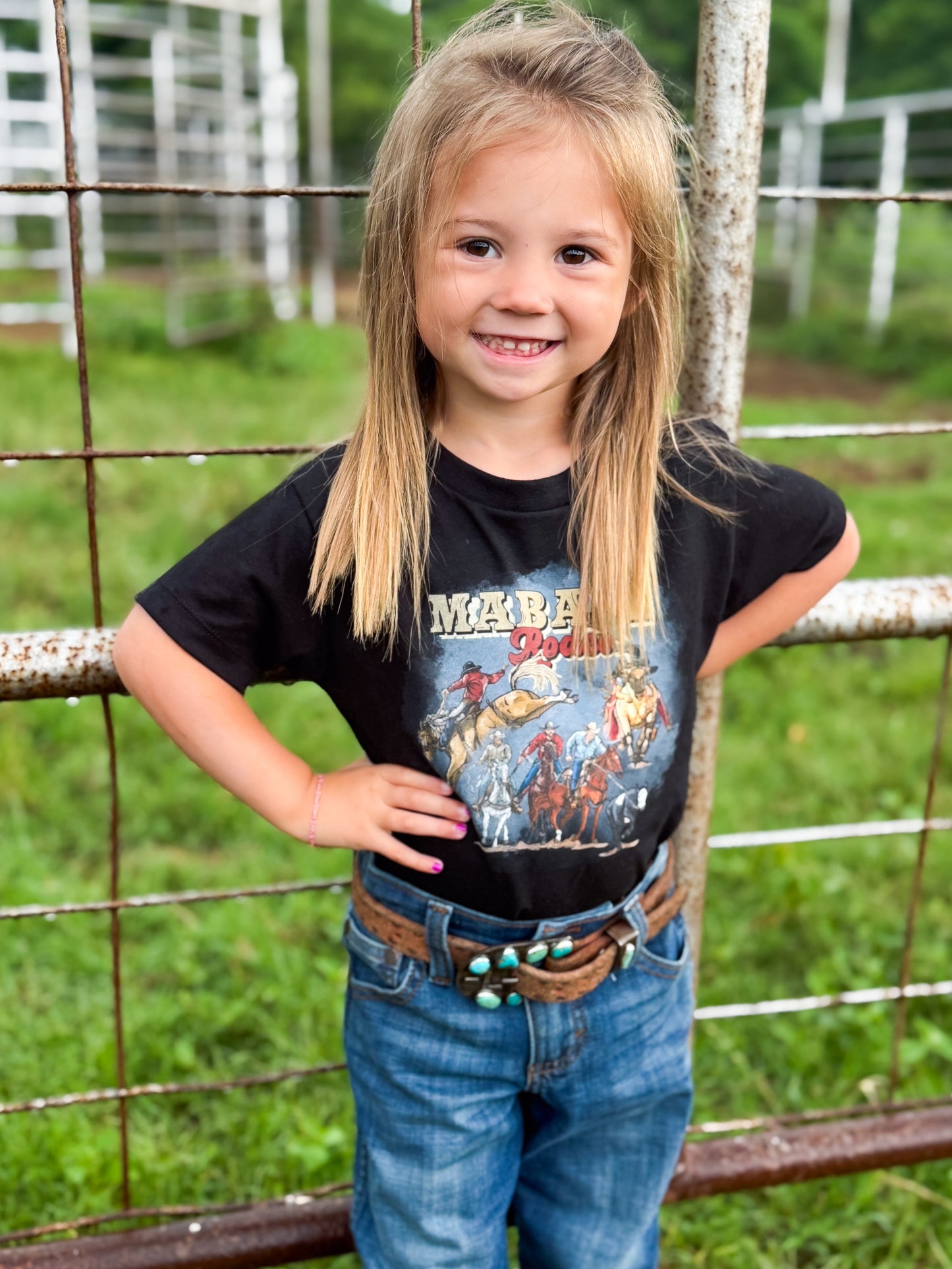 2026 Youth Rodeo Shirt- Black