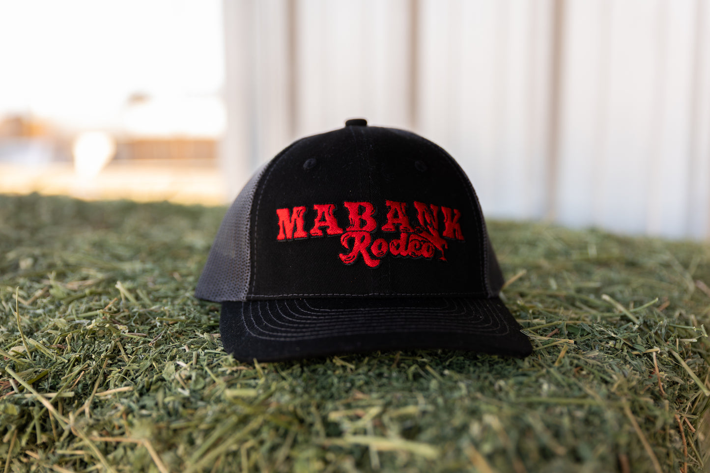 Black and Red Logo Hat