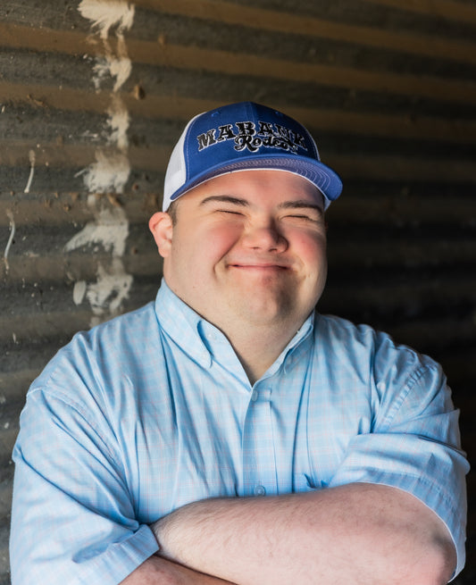 Blue and Black Logo Hat
