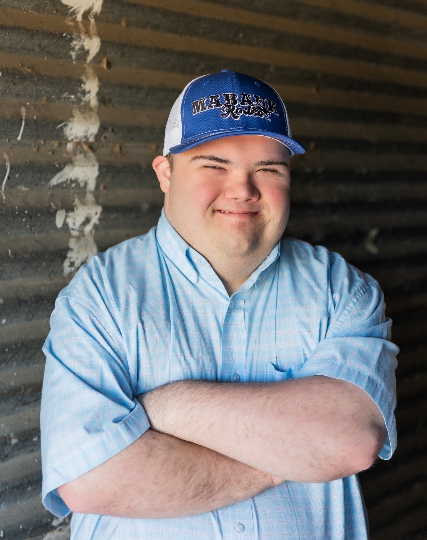 Blue and Black Logo Hat